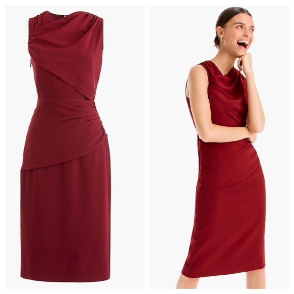 J. Crew Dresses & Skirts - J.Crew | High Neck Drape Dress